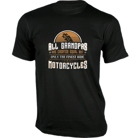 Grandpas Motorcycle T-Shirt Design - Bikers Collection