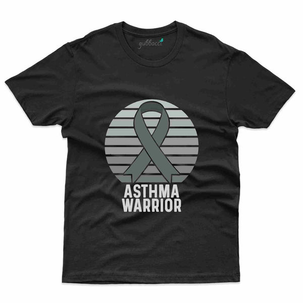 Grey Ribbon T-Shirt - Asthma Collection - Gubbacci-India