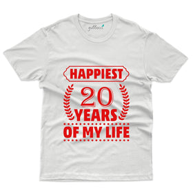 Happiest 20 Years T-Shirt - 20th Anniversary Collection