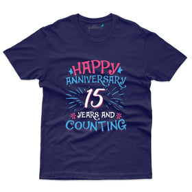 Happy Anniversary T-Shirt - 15th Anniversary Tee Collection