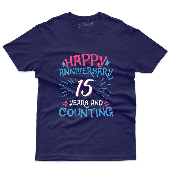 Happy Anniversary T-Shirt - 15th Anniversary Collection - Gubbacci-India