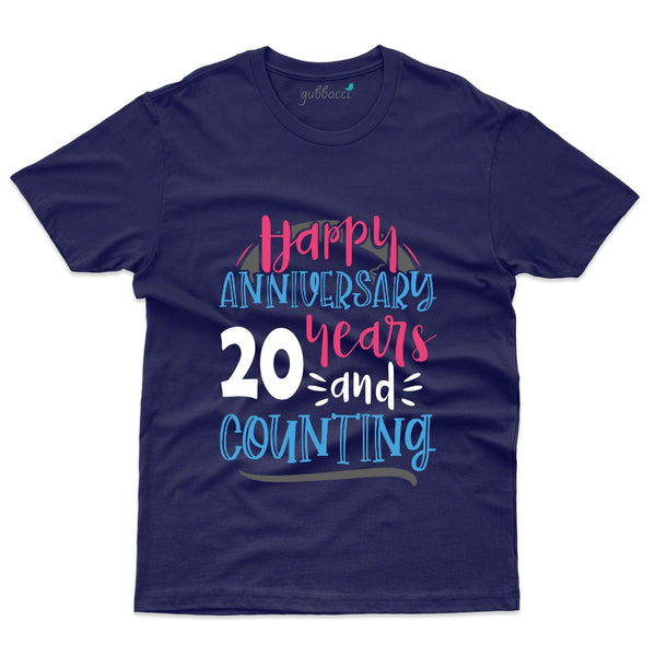 Happy Anniversary T-Shirt - 20th Anniversary Collection - Gubbacci-India