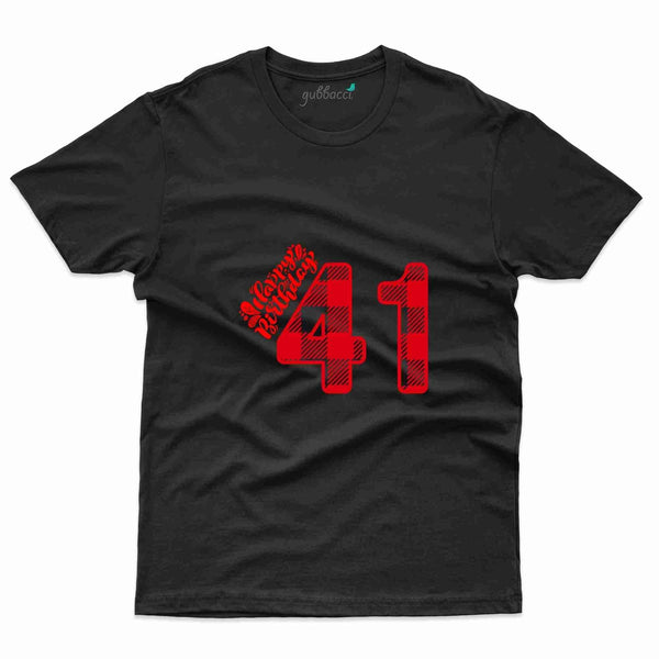 Happy Birthday 5 T-Shirt - 41th Birthday Collection - Gubbacci-India