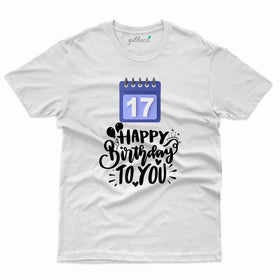 Happy Birthday 7 T-Shirt - 17th Birthday Collection