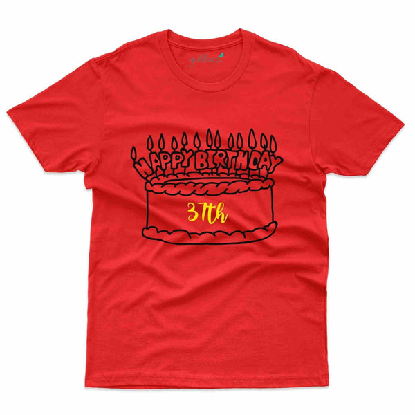 Happy Birthday T-Shirt - 37th Birthday Collection - Gubbacci-India