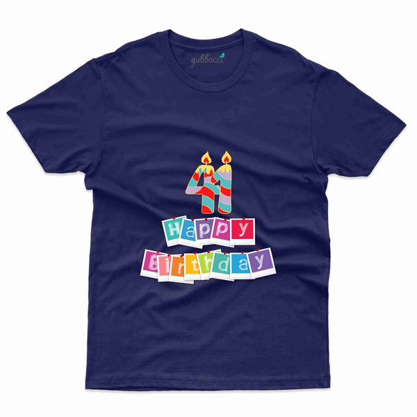 Happy Birthday T-Shirt - 41th Birthday Collection - Gubbacci-India