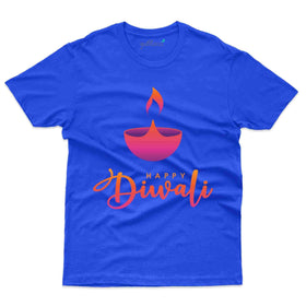 Happy Diwali Spiritual Diwali Cotton Tee T-Shirt  - Diwali Collection
