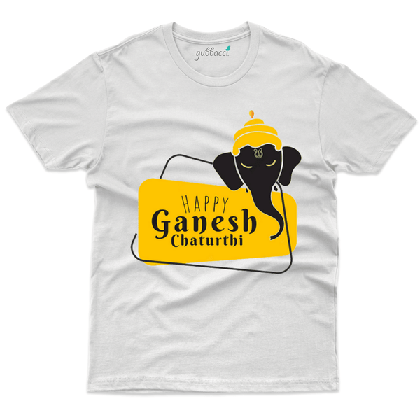 Gubbacci Apparel T-shirt S Happy Ganesh Chaturthi T-Shirt - Ganesh Chaturthi Collection Buy Happy Ganesh Chaturthi  T-Shirt - Ganesh Chaturthi Collection