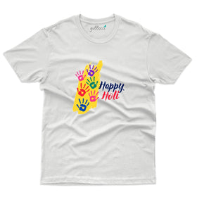 Holi Handprint T-Shirt - Holi T-Shirt Collection