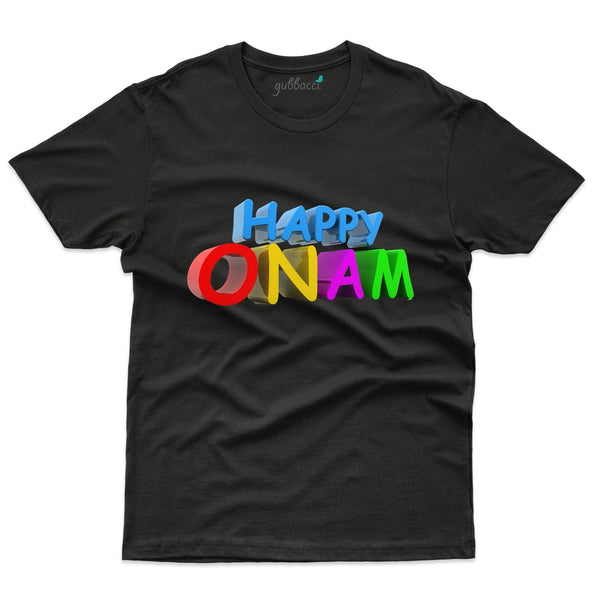 Gubbacci Apparel T-shirt S Happy Onam Design - Onam Collection Buy Happy Onam Design - Onam Collection
