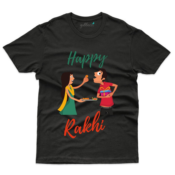 Gubbacci Apparel T-shirt S Happy Rakhi Design - Raksha Bandhan Buy Happy Rakhi Design - Raksha Bandhan