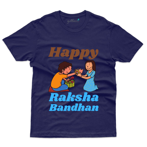 Gubbacci Apparel T-shirt S Happy Raksha Bandhan T-Shirt - Raksha Bandhan Buy Happy Raksha Bandhan T-Shirt - Raksha Bandhan