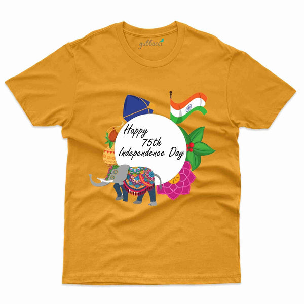 Happy T-shirt  - Independence Day Collection - Gubbacci-India
