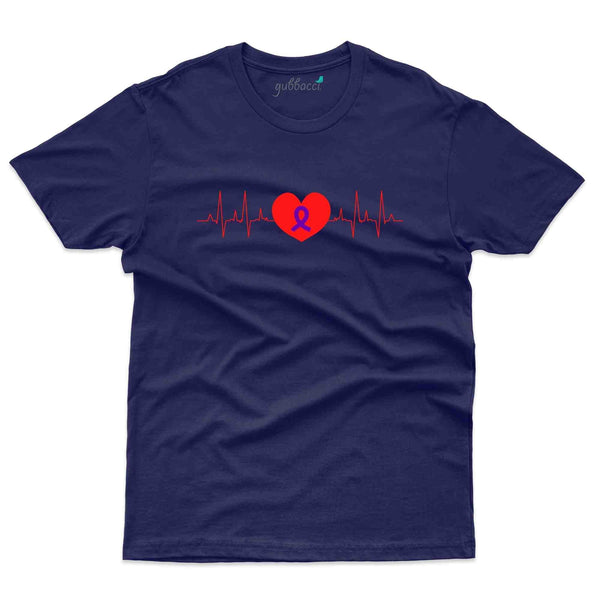 Heart Beat T-Shirt - Pancreatic Cancer Collection - Gubbacci