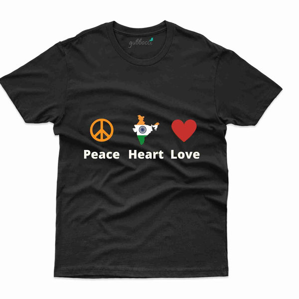 Heart T-shirt  - Independence Day Collection - Gubbacci-India
