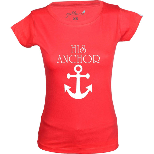 Gubbacci Apparel T-shirt XS His Anchor T-Shirt - Couple T-shirt Collection Buy His Anchor T-Shirt - Couple T-shirt Collection