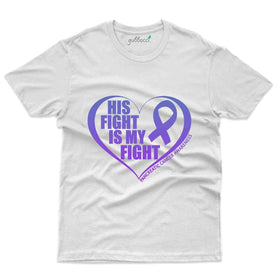 His Fight T-Shirt - Pancreatic Cancer Collection