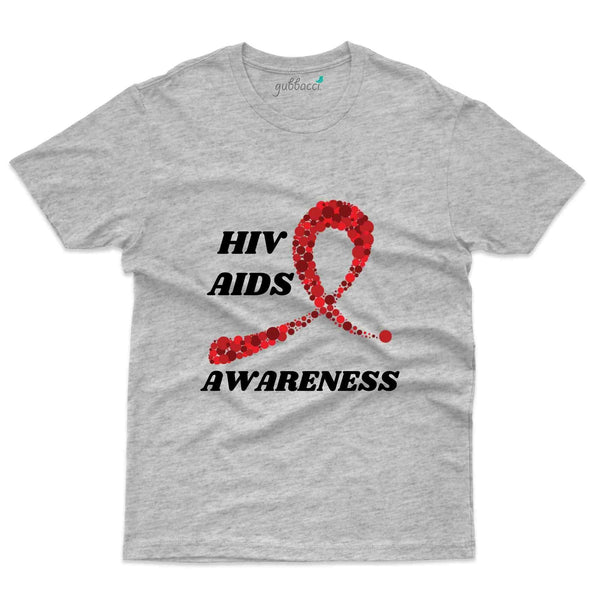 HIV Awareness T-Shirt - HIV AIDS Collection - Gubbacci-India