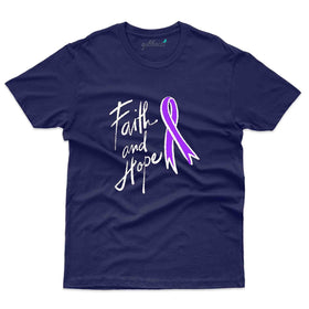 Hope & Faith 2 T-Shirt - Pancreatic Cancer Collection