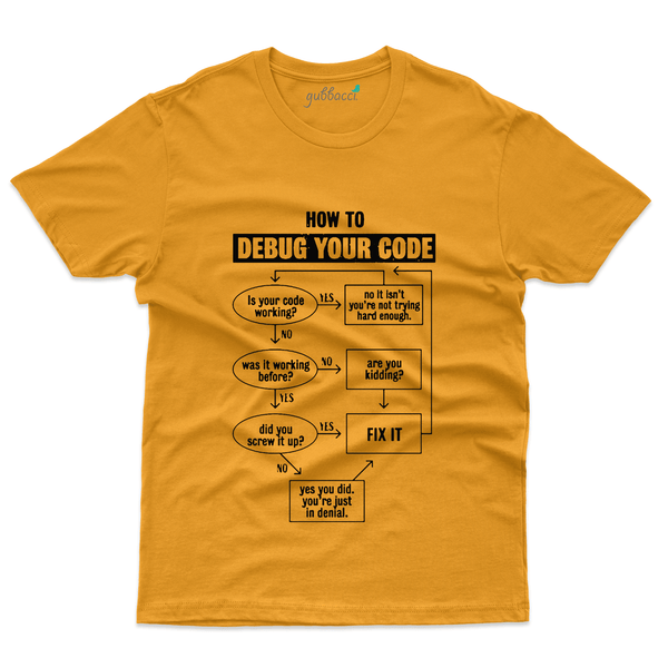 Gubbacci Apparel T-shirt S How to Debug the Code? T-Shirt - Technology Collection Buy How to Debug the Code? T-Shirt - Technology Collection