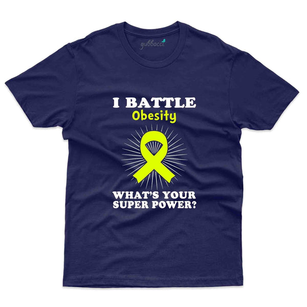 I Battle T-Shirt - Obesity Awareness Collection - Gubbacci