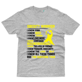 I Know Pain T-Shirt - Obesity Awareness Collection
