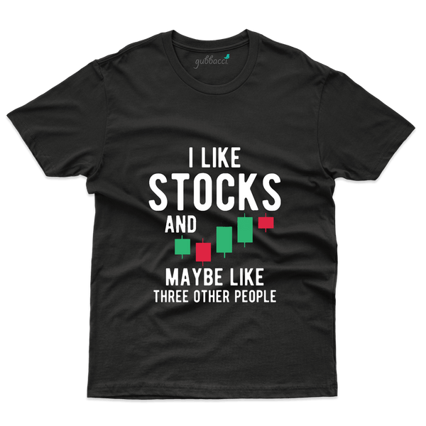 I Like Stocks T-Shirt- Stock Market Collection - Gubbacci-India