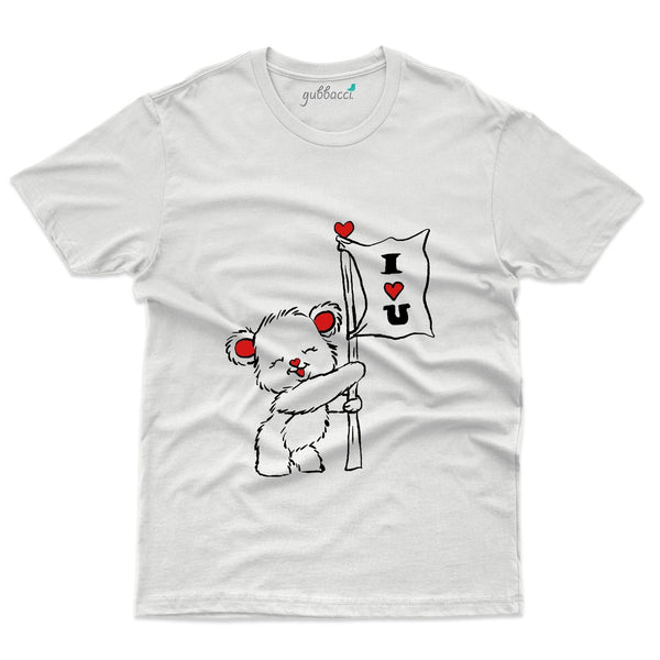 I Love You Flag T-Shirt - Valentine's Day Collection - Gubbacci-India