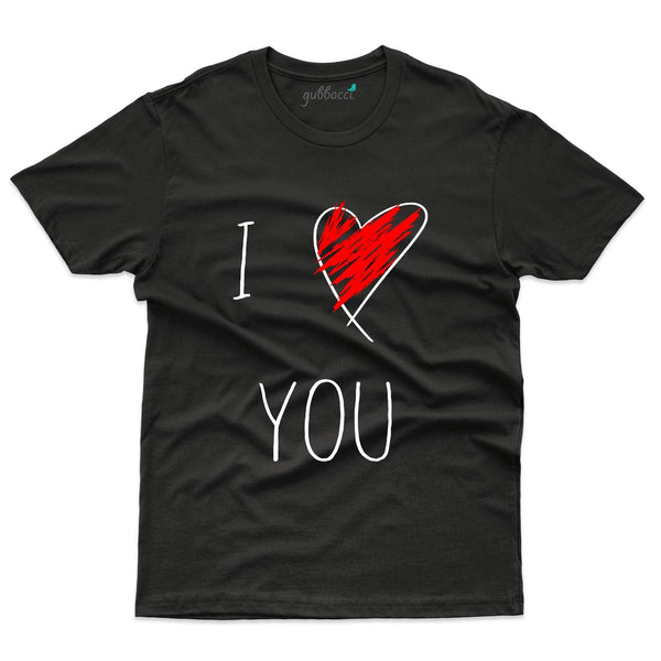 I Love You T-Shirt - Valentine's Day Collection - Gubbacci-India