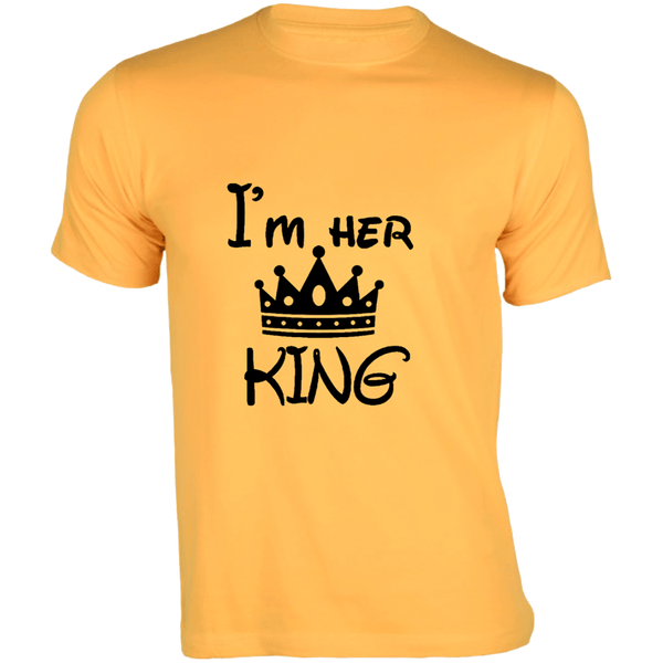 Gubbacci Apparel T-shirt XS I'm Her King T-Shirt - Couple Design Special Buy I'm Her King T-Shirt - Couple Design Special