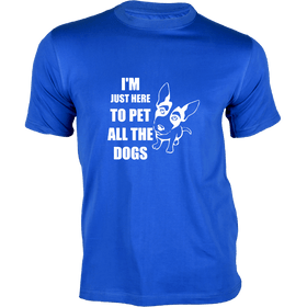 Mens Pet all the Dogs Tee - Pet Print T-Shirt Collection