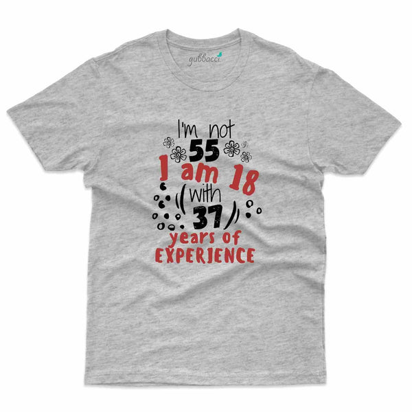 I'm Not 55 5 T-Shirt - 55th Birthday Collection - Gubbacci