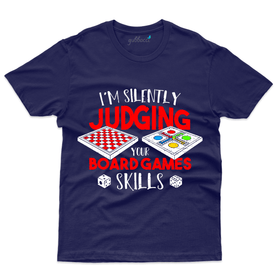 I'm Silently Judging T-Shirt - Board Games Collection