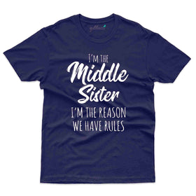 I'm The Middle Sister T-Shirt - Random Collection