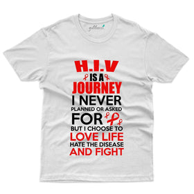 I Never Asked T-Shirt - HIV AIDS Collection