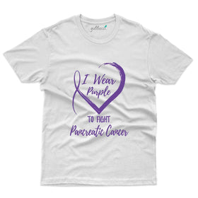 I Wear Purple 4 T-Shirt - Pancreatic Cancer Collection