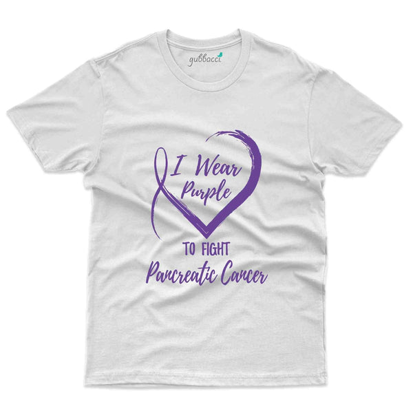 I Wear Purple 4 T-Shirt - Pancreatic Cancer Collection - Gubbacci