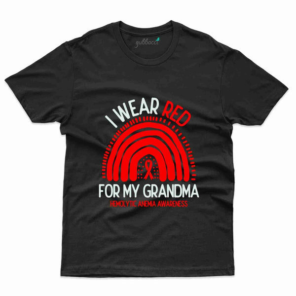 I Wear Red 2 T-Shirt- Hemolytic Anemia Collection - Gubbacci