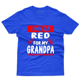 I Wear Red For My Grandpa - Tuberculosis Awareness T-shirt