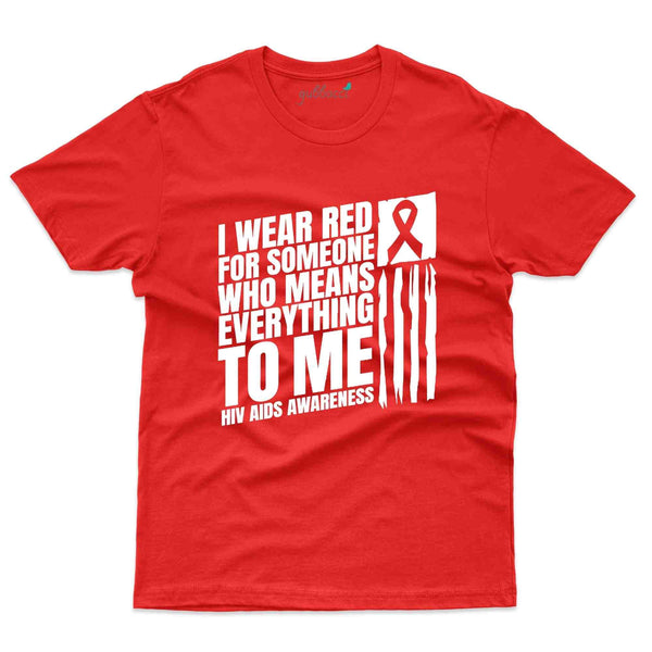 I Wear Red T-Shirt - HIV AIDS Collection - Gubbacci