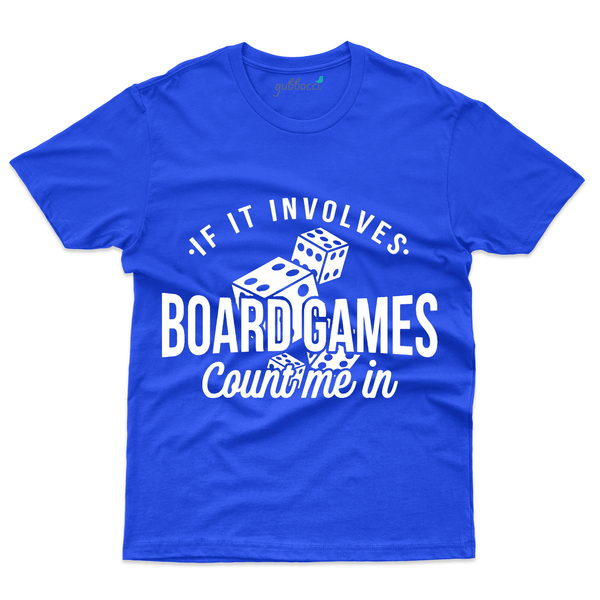 Gubbacci Apparel T-shirt S If It Involves Board Games T-Shirt - Board Games Collection Buy If It Involves Board T-Shirt - Board Games Collection
