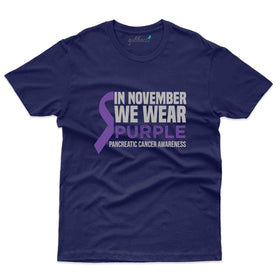 In November T-Shirt - Pancreatic Cancer Collection