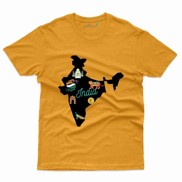 India T-Shirt - Doodle Collection - Gubbacci-India