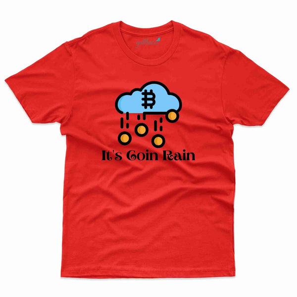 It's Coin Rain T-Shirt - Bitcoin Collection - Gubbacci-India
