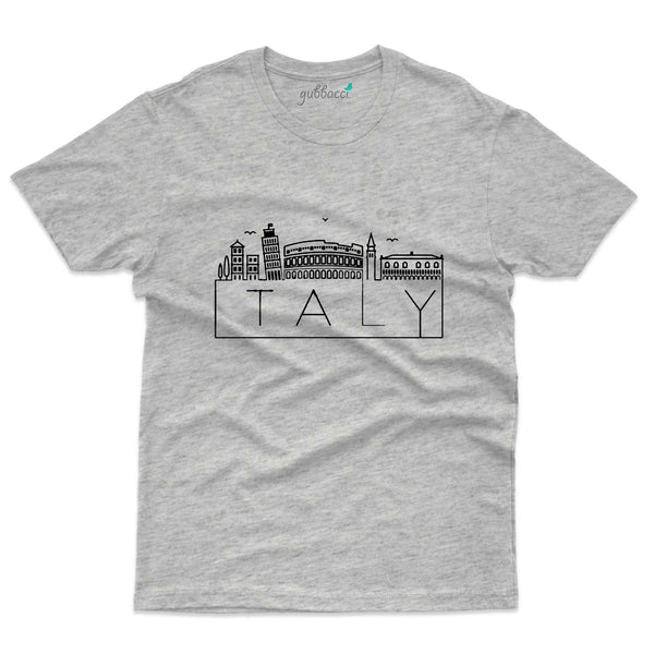 Italy Skyline T-Shirt - Skyline Collection - Gubbacci-India