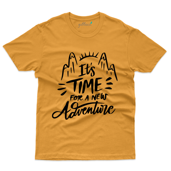 Gubbacci Apparel T-shirt S Its Time for a new adventure - Travel Collection Buy Its Time for a new adventure - Travel Collection