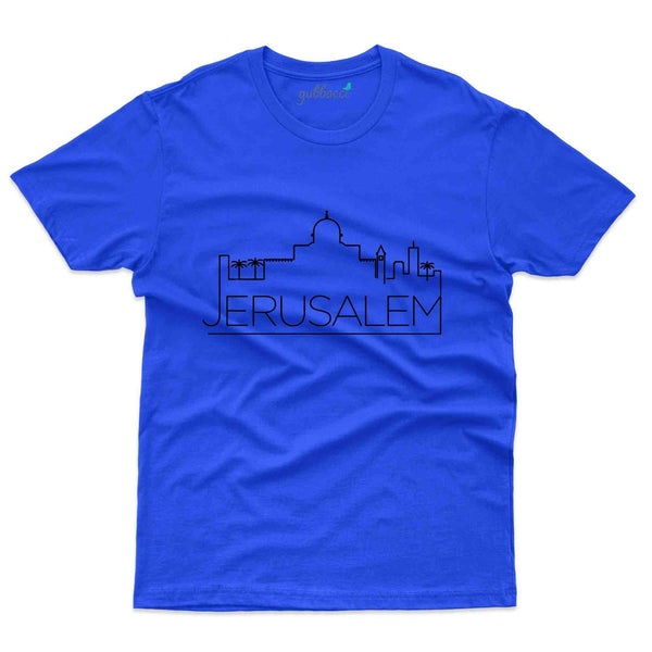 Jerusalem Skyline T-Shirt - Skyline Collection - Gubbacci-India