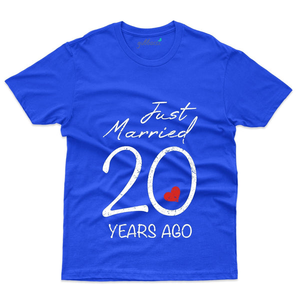 Just Married 20 Years AgoT-Shirt - 20th Anniversary Collection - Gubbacci-India