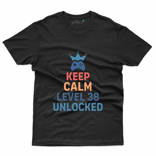 Keep Calm 38 T-Shirt - 38th Birthday Collection - Gubbacci-India