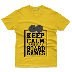 Keep Calm and Play T-Shirt - Board Games Collection